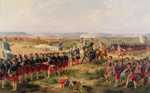 1745年5月11日のフォンテノワの戦い：フランスと同盟国が対立